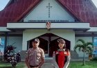 Polres-Manggarai-Gelar-Pengamanan-Ibadah-Minggu-di-Sejumlah-Gereja-Wilayah-Langke-Rembong
