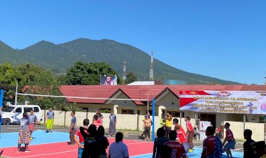 Pertandingan-Bola-Voli-Dalam-Rangka-Hari-Bhayangkara-2022