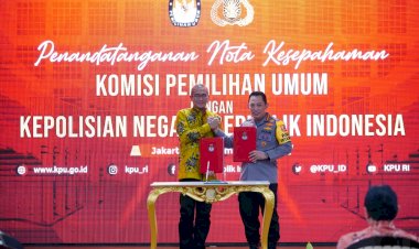 MoU-dengan-KPU,-Kapolri:-Jaga-Persatuan--Kesatuan-di-Pemilu-2024-Syarat-Mutlak