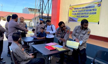 PEMERIKSAAN-DAN-PENGAWASAN-PEMEGANGAN-SENJATA-API-ORGANIK-POLRI-PERSONIL-POLRES-MANGGARAI-DAN-POLSEK-JAJARAN-POLRES-MANGGARAI