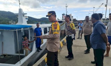 Peninjauan-Pos-KP3-Laut-Oleh-Kapolres-Manggarai