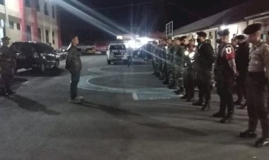 Tingkatkan-Sinergitas-TNI---Polri,-Polres-Manggarai-Gelar-Apel-Gabungan