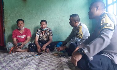 Petugas-Bhabinkamtibmas-Melakukan-Patroli-Dialogis-di-Wilayah-Golo-Lando,-Desa-Lentang,-Kecamatan-Lelak,-Kabupaten-Manggarai