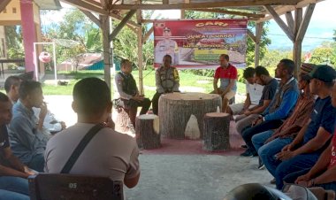 Kapolsek-Cibal,-IPDA-Paksedis-P.-Sogen,-pimpin-Jumat-Curhat-bersama-OMK