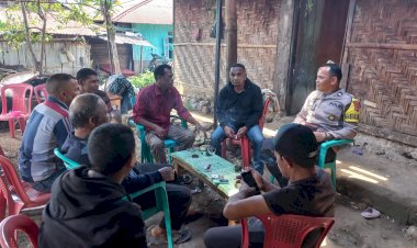 Bhabinkamtibmas,-Satuan-Binmas-Polres-Manggarai-Berikan-Himbauan-Pencegahan-Tindak-Pidana-Perdagangan-Orang,-Karkutla,-HPR,-dan-Kenakalan-Remaja