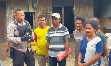 Bhabinkamtibmas-BRIPKA-ALBERTUS-RAHMAT-Gencar-Sosialisasikan-Pencegahan-Terjadinya-Tindak-Pidana-di-Kampung-Wajor,-Cibal,-Manggarai