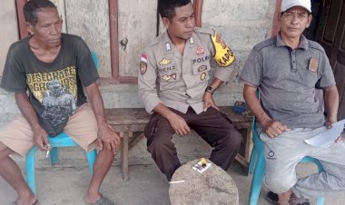 BRIPKA-DANCE-LEDJAP:-Kapospol-Satar-Mese-Barat-Melaksanakan-Patroli-dan-Sosialisasi-terkait-TPPO,-HPR-dan-Karhutla