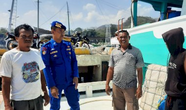 Giat-Pam-Pelabuhan:-Kasubnit-Binmas-Sat-Polair-Polres-Manggarai-Himbau-Keselamatan-dan-Kewaspadaan