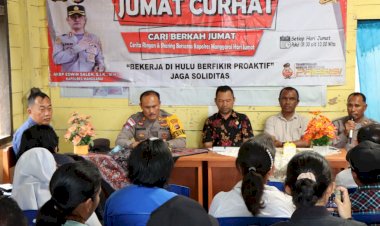 Polres-Manggarai-gelar-Jumat-Curhat,-Cari-Berkah-Jumat-di-Kantor-Kelurahan-Bangka-Leda
