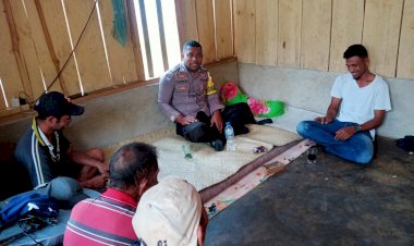 Bhabinkamtibmas-Brigpol-Agustinus-Yatarten-Gencar-Lakukan-Pencegahan-Tindak-Pidana-di-Cibal-Barat