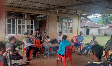 Bhabinkamtibmas-Wae-Ri'i-Gencar-Sosialisasikan-Pencegahan-TPPO-di-Kampung-Legem