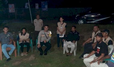 Operasi-Mantap-Brata:-Kapolsek-Reo-Pimpin-Pengamanan-Kampanye-di-Dapil-IV-Manggarai
