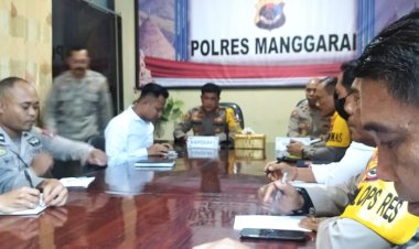 Kapolres-Manggarai-Pimpin-Rapat-Anev-Mingguan-untuk-Evaluasi-Kinerja-Polres-Manggarai