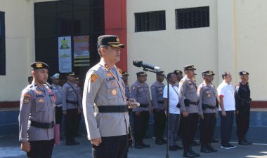 Kapolres-Manggarai-Pimpin-Apel-Mingguan-Sampaikan-Commander-Wish-Kapolda-NTT