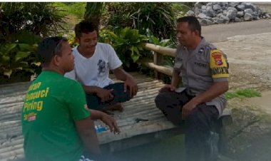 Bhabinkamtibmas-Kecamatan-Lelak,-Aipda-Andreas-Korsini-Ta,-Giat-Patroli-dan-Sambang-di-Kampung-Lentang
