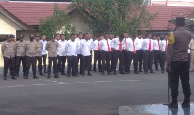 Apel-Mingguan-Polres-Manggarai-:-Kabagops-Bahas-Pengamanan-Pemilu-2024