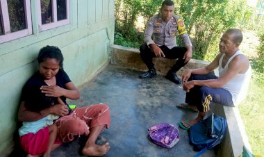Bhabinkamtibmas-Kecamatan-Cibal-Barat-Melaksanakan-Giat-Patroli-dan-Sambang-di-Desa-Bangka-Ara