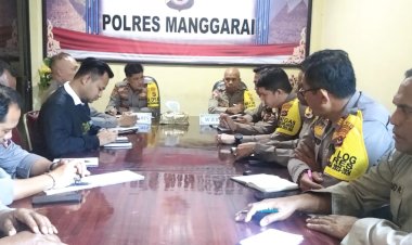 Kapolres-Manggarai-Pimpin-Rapat-Anev-Mingguan,-Mantapkan-Persiapan-Pengamanan-Kampanye-Akbar-Capres-di-Kabupaten-Manggarai.