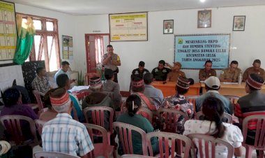 Bhabinkamtibmas-Kecamatan-Lelak-Berikan-Himbauan-Kamtibmas-dan-Pemilu-Damai-di-Musrenbang-Desa