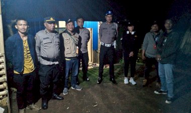 Operasi-Mantap-Brata:-Personel-Polres-Manggarai-Lakukan-Pengamanan-Kampanye-Caleg-DPRD-Kabupaten-Manggarai-di-Dapil-Manggarai-I
