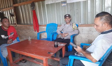 Bhabinkamtibmas-lakukan-Patroli-dan-Sambang-di-Kampung-Pane,-Desa-Compang,-Kecamatan-Rahong-Utara