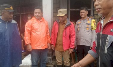 Polsek-Cibal-lakukan-Pemantauan-Lokasi-bencana-di-Desa-Riung,-Kecamatan-Cibal,-Kabupaten-Manggarai