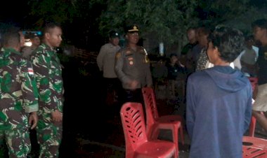 Polsek-Reo,-Polres-Manggarai-Bersama-TNI-Gelar-Patroli-Gabungan-Jelang-Bulan-Suci-Ramadhan