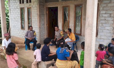 Kapospol-Lelak-Bersama-Bhabinkamtibmas-Himbau-Warga-Waspada-Cuaca-Ekstrem