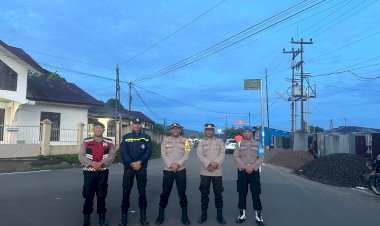 Operasi-Ketupat-Turangga-2024-:-Polres-Manggarai-Gelar-Personel-Pengamanan-Sholat-Idul-Fitri-1445-H/2024-M