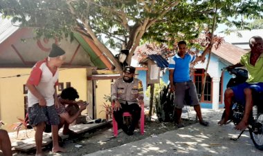 Patroli-dan-Sambang-Bhabinkamtibmas-di-Reok-Barat:-Himbauan-Kamtibmas-dan-Pencegahan-TPPO