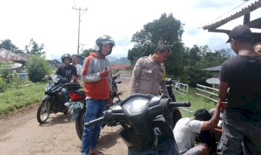 Bhabinkamtibmas-Kecamatan-Wae-Ri'i-Himbau-Warga-Waspada-Bencana-dan-cegah-TPPO