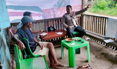 Patroli-Polsek-Cibal,-Polres-Manggarai-Ajak-Warga-Waspadai-Tindak-Pidana