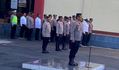 Apel-Mingguan-Polres-Manggarai:-Kapolres-Mendorong-Makna-Tugas-dan-Evaluasi-Pelaksanaan-Tugas.