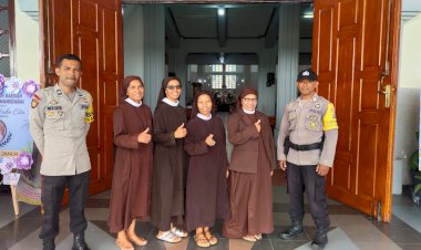 Konsisten-Hadir-dalam-Kegiatan-Masyarakat,-Bhabinkamtibmas-Kecamatan-Langke-Rembong-Laksanakan-Pengamanan