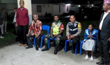 Antisipasi-Gangguan-Kamtibmas,-Bhabinkamtibmas-Bersama-Babinsa-Lakukan-Pengamanan-Kegiatan-Masyarakat