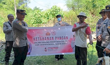 Sambut-Hari-Bhayangkara-ke-78,-Bagian-SDM-Polres-Manggarai-Gelar-Kegiatan-Ketahanan-Pangan