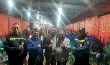 Bhabinkamtibmas-Kecamatan-Langke-Rembong-Laksanakan-Pengamanan-Acara-Resepsi-Pernikahan-di-Kampung-Ruteng-Pu'u-Kelurahan-Golodukal