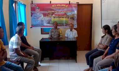 Kapolsek-Cibal-Pimpin-Giat-Jumat-Curhat-di-Mapolsek-Cibal,-Respon-keluhan-warga