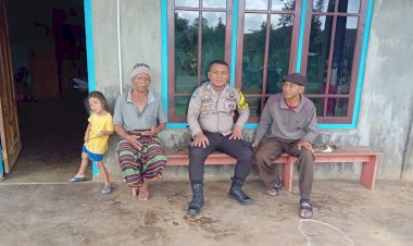 Bripka-Yoni-Tandungan,-Bhabinkamtibmas-Kecamatan-Ruteng,-Lakukan-Patroli-dan-Sambang-Warga,-Sampaikan-Himbauan-Kamtibmas