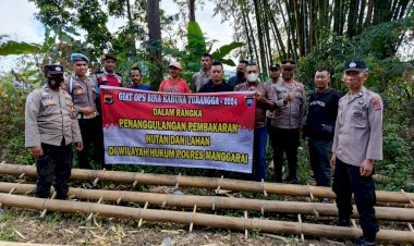 Cegah-Kebakaran-Hutan-dan-Lahan,-Polres-Manggarai-Gelar-Operasi-Bina-Karuna