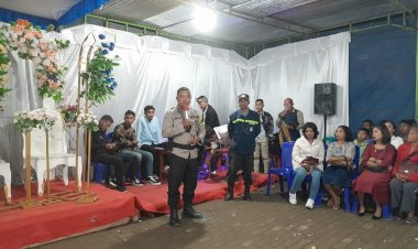 Bhabinkamtibmas-laksanakan-Pengamanan-Resepsi-Pernikahan-di-Kampung-Tahang,-Desa-Golo-Langkok