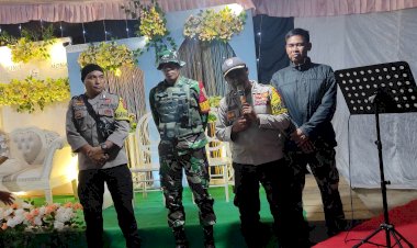 Cegah-Potensi-Kerawanan,-Bhabinkamtibmas-dan-Babinsa--Kecamatan-Wae-Ri’i-lakukan-Pengamanan-Pesta-Nikah