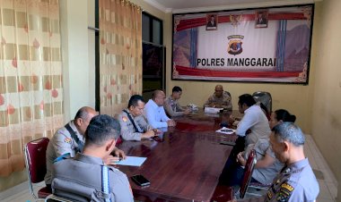 Waka-Polres-Manggarai-Pimpin-Rapat-Anev-Mingguan-Program-Beyond-Trust-dan-DORS