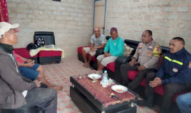 Bhabinkamtibmas-Kecamatan-Satar-Mese-lakukan-Patroli-dan-Himbauan-di-Desa-Lungar