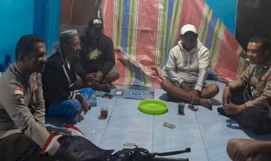 Patroli-Malam-Polsek-Satarmese,-Jaga-situasi-Kamtibmas-tetap-kondusif