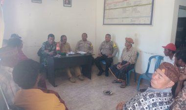 Bhabinkamtibmas-dan-Babinsa-Mediasi-Sengketa-Tanah-di-Kecamatan-Ruteng