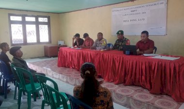 Bhabinkamtibmas-Kec.-Ruteng-Laksanakan-Giat-Sambang-dan-Koordinasi-Penetapan-HOK-di-Desa-Pong-La'o