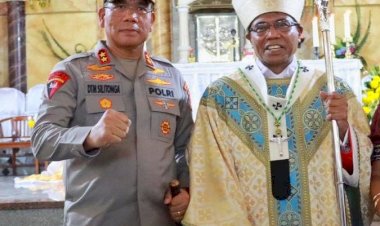 Kapolda-NTT-Hadiri-Misa-Pentahbisan-Uskup-Agung-Ende-Mgr.-Paulus-Budi-Kleden,-SVD