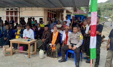 Bhabinkamtibmas-lakukan-Pengamanan-dan-Monitor-Giat-Masyarakat-di-Desa-Manong,-Rahong-Utara