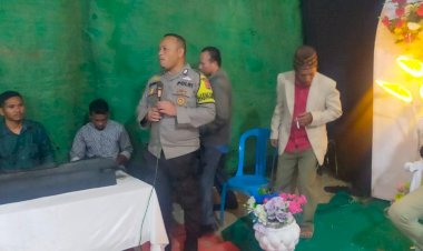 Pengamanan-Bhabinkamtibmas-Cibal-pada-Pesta-Pernikahan-di-Desa-Riung